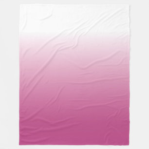 GROTE PINK OMBRE BLANKET FLEECE DEKEN