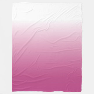 GROTE PINK OMBRE BLANKET FLEECE DEKEN