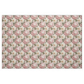 Grote pioenrozen ontwerp linnen bekleding stof (Fat Quarter)