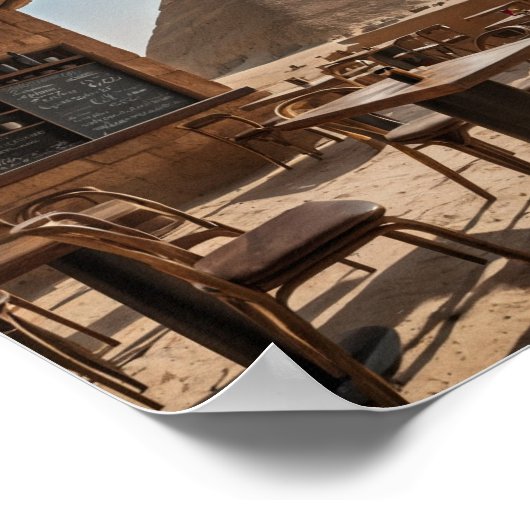 Grote piramide poster (Hoek)