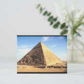 Grote piramide van Giza Briefkaart (Staand voorkant)