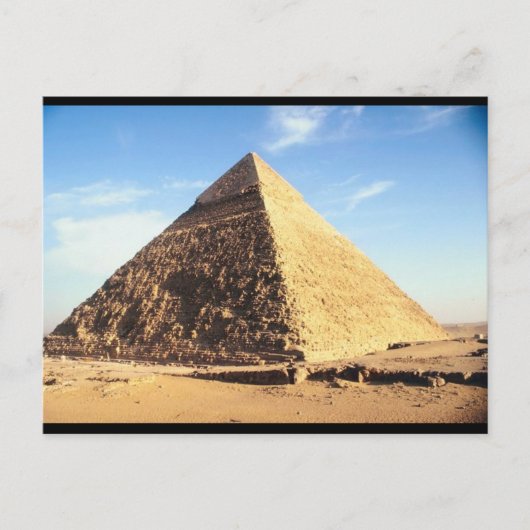 Grote piramide van Giza Briefkaart (Voorkant)