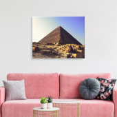 Grote Piramide van Giza Chufu Canvas Afdruk (Insitu (Woonkamer))