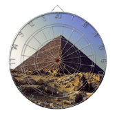 Grote Piramide van Giza Chufu Dartbord (Voorkant)