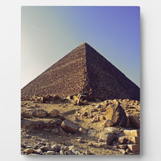 Grote Piramide van Giza Chufu Fotoplaat (Voorkant)