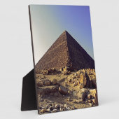Grote Piramide van Giza Chufu Fotoplaat (Zijkant)