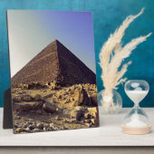 Grote Piramide van Giza Chufu Fotoplaat (Zijkant)