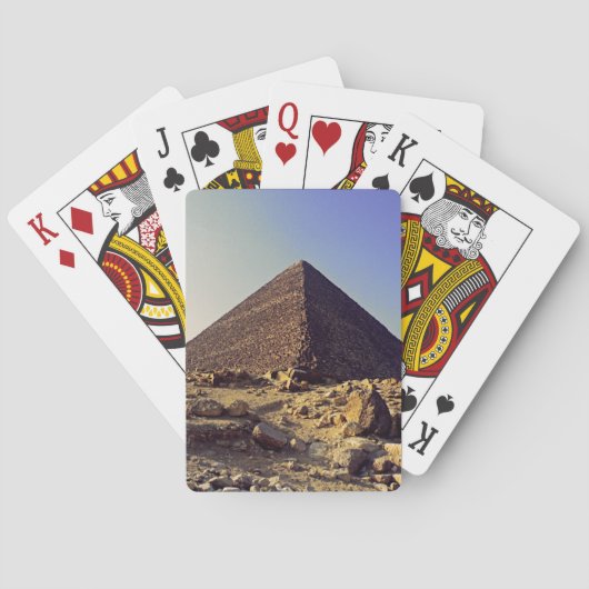 Grote Piramide van Giza Chufu Pokerkaarten (Achterkant)