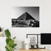 Grote Piramide van Giza Chufu Poster (Thuiskantoor)