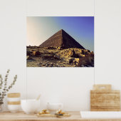 Grote Piramide van Giza Chufu Poster (Keuken)