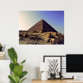 Grote Piramide van Giza Chufu Poster (Thuiskantoor)