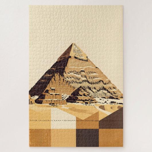 Grote piramide van Giza Legpuzzel (Verticaal)