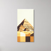 Grote Piramide van Gizeh Canvas Afdruk (Voorkant)