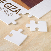 Grote Piramide van Gizeh Zeven Wereldwonderen Legpuzzel (Zijkant)