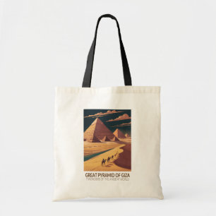 Grote Piramide van Gizeh Zeven Wereldwonderen Tote Bag
