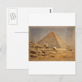 Grote Piramide van Khufu Briefkaart (Voorkant / Achterkant)