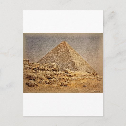 Grote Piramide van Khufu Briefkaart (Voorkant)