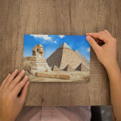 Grote Piramides van Gizeh Egypte Waterverf Briefka Kaart