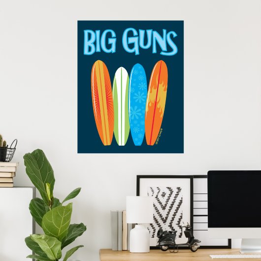 GROTE PISTOLEN - SPORTESLANG - POSTER (Thuiskantoor)