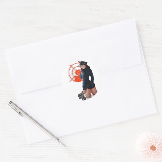 Grote Pistolen Sticker (Envelop)