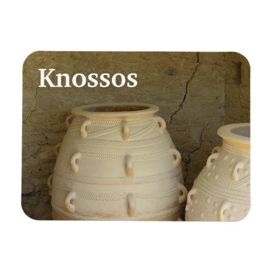Grote Pithoi, Minoïsch Paleis, Knossos, Kreta Magneet (Horizontaal)