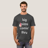 grote pizzabak door t-shirt (Voorkant volledig)