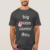 grote pizzabak door t-shirt (Voorkant)