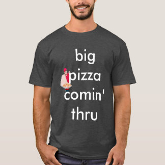grote pizzabak door t-shirt