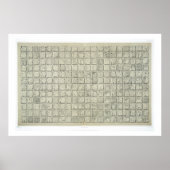 Grote plaat met ideografisch schrift van de Tem Poster (Voorkant)