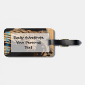 Grote plaatsen - Denali Alaska Easy ID Persoonlijk Bagagelabel (Achterkant horizontaal)