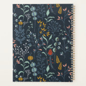 'Grote Plannen' Monogram Naam Blauw Wilde Gras Pat Planner (Achterkant)