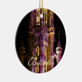 Grote plek 's nachts keramisch ornament (Rechts)