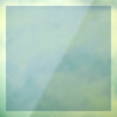 Grote Poeder Blauw Venster Cling 24 Inches Vierkan Raamsticker (Vel 3)