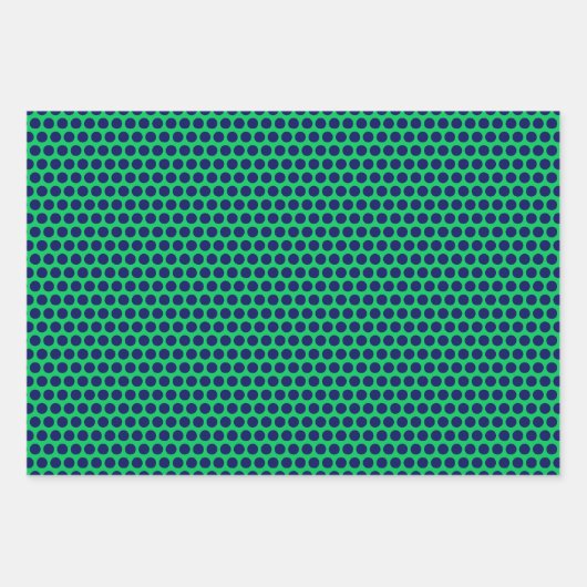 Grote poka-punten - DIY-patroon en achtergrondkleu Inpakpapier Vel (Voorkant 2)
