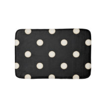 Grote Polka Dots Antiek Wit en Zwart