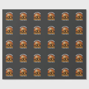 Grote Pompoen Gelovige Sinds Halloween Skelet Ca Cadeaupapier