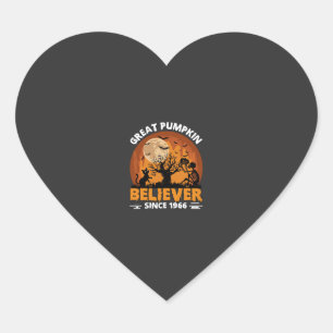 Grote Pompoen Gelovige Sinds Halloween Skelet Ca Hart Sticker