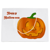 Grote pompoen Halloween Bag Groot Cadeauzakje (Voorkant)