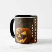Grote pompoen Halloween Collectie Mok (Voorkant links)