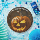 Grote pompoen Halloween Collectie Papieren Bordje (Feest)