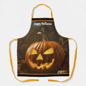 Grote pompoen Halloween Collectie Schort (Voorkant)