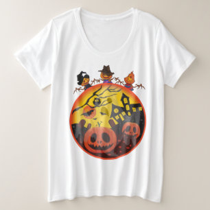 Grote pompoen, pompoenen maat t-shirt