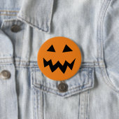 Grote pompoenkoppen met kop ronde button 7,6 cm (In situ)