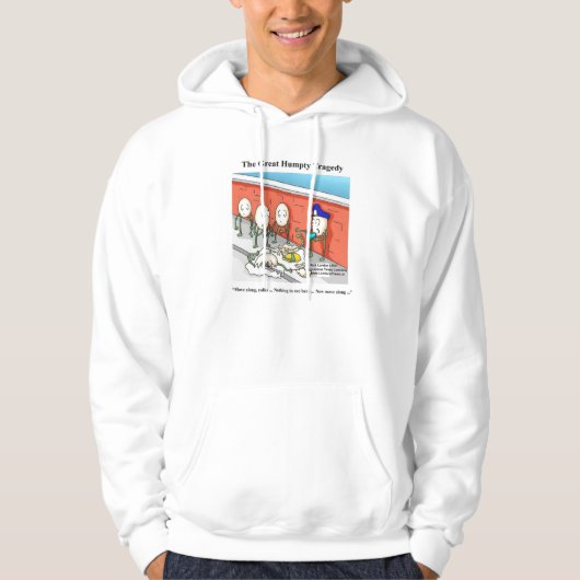Grote pompoentragedie Funny Hoodie van Rick L (Voorkant)