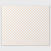 Grote pooldots - Diepe doorsnede op wit Cadeaupapier (Vlak)