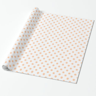 Grote pooldots - Diepe doorsnede op wit Cadeaupapier