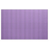 Grote Poolse stippen - zwart op lavender Stof (Yard (91,4 cm))