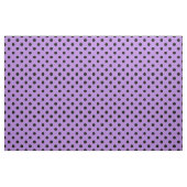 Grote Poolse stippen - zwart op lavender Stof (Fat Quarter)
