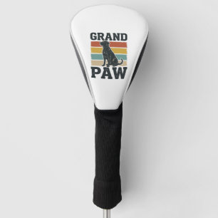 Grote Poot Vintage Hond Opa T-shirt Ontwerp_1 Golfheadcover