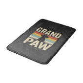 Grote Poot Vintage Hond Retro Badmat (Gekanteld)